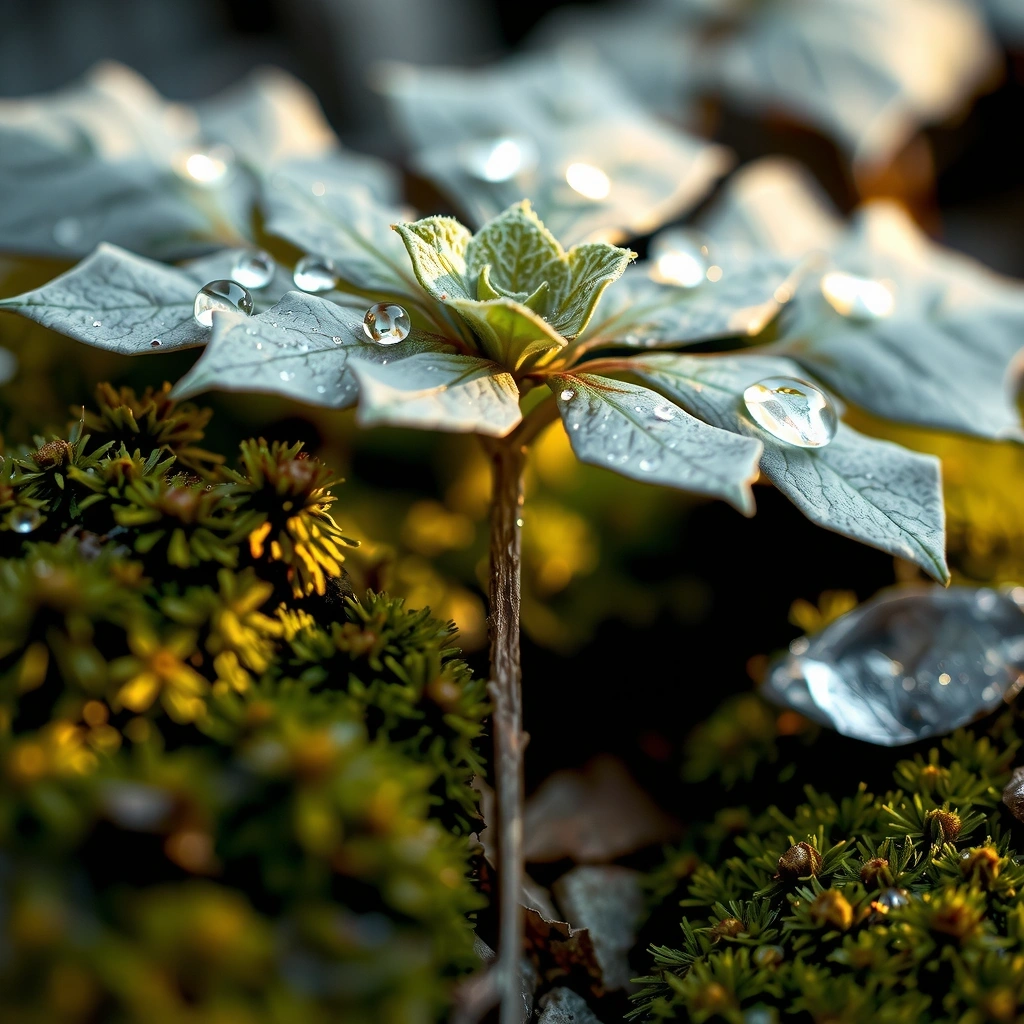 有機的な保護構造を模したビジュアル