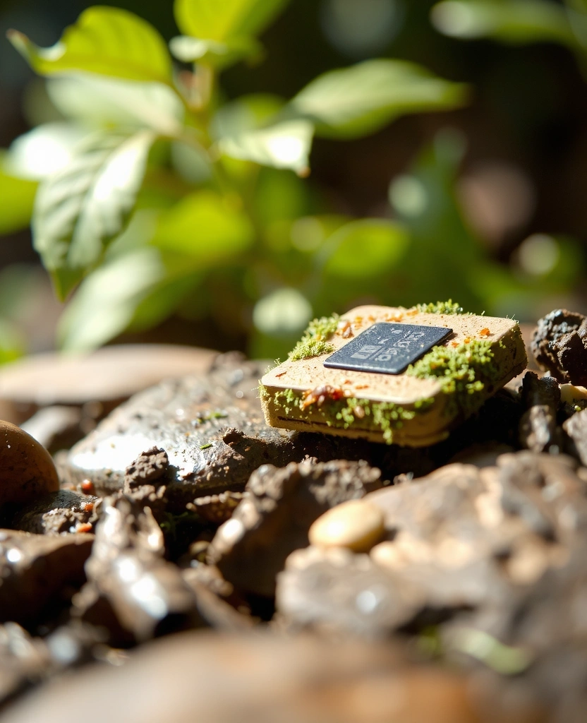 Organic technology illustration